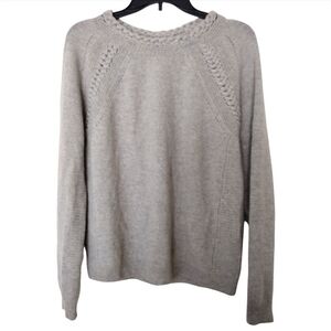 Belstaff Wool Cashmere Blend Grey Sweater Size Small